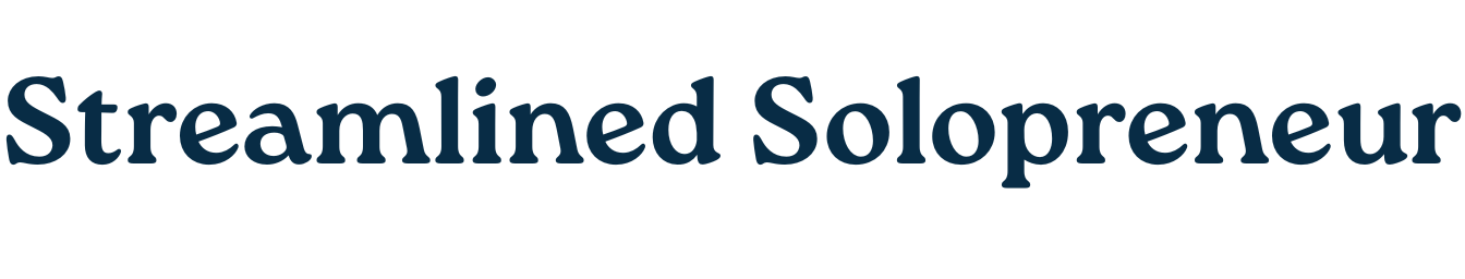 Streamlined Solopreneur