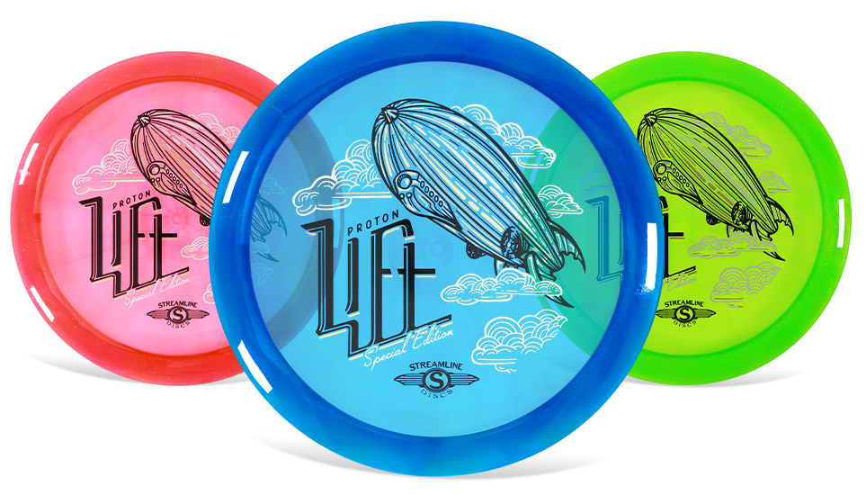 The lift is the second disc along with the flare in the new 19mm speed 9 driver class for streamline. Lift Streamline Discs