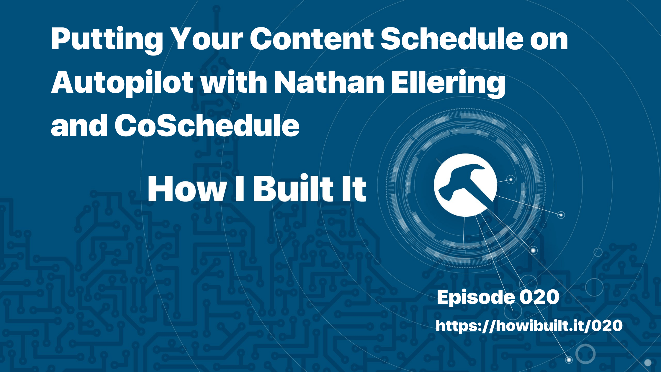 Putting Your Content Schedule on Autopilot with Nathan Ellering and CoSchedule