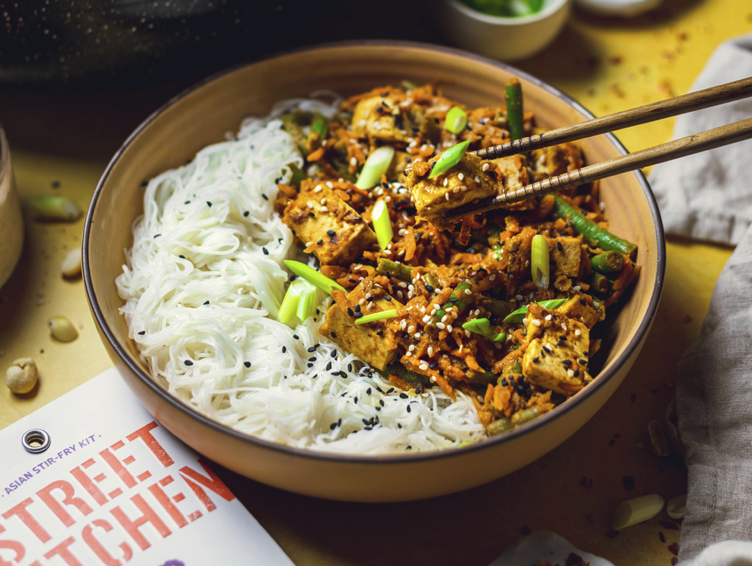 images Satay Tofu Stir Fry Noodles malaysian tofu peanut satay recipe