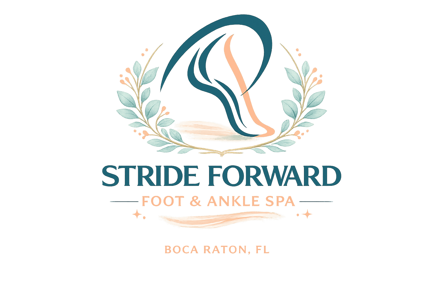 medical pedicure logo boca raton florida