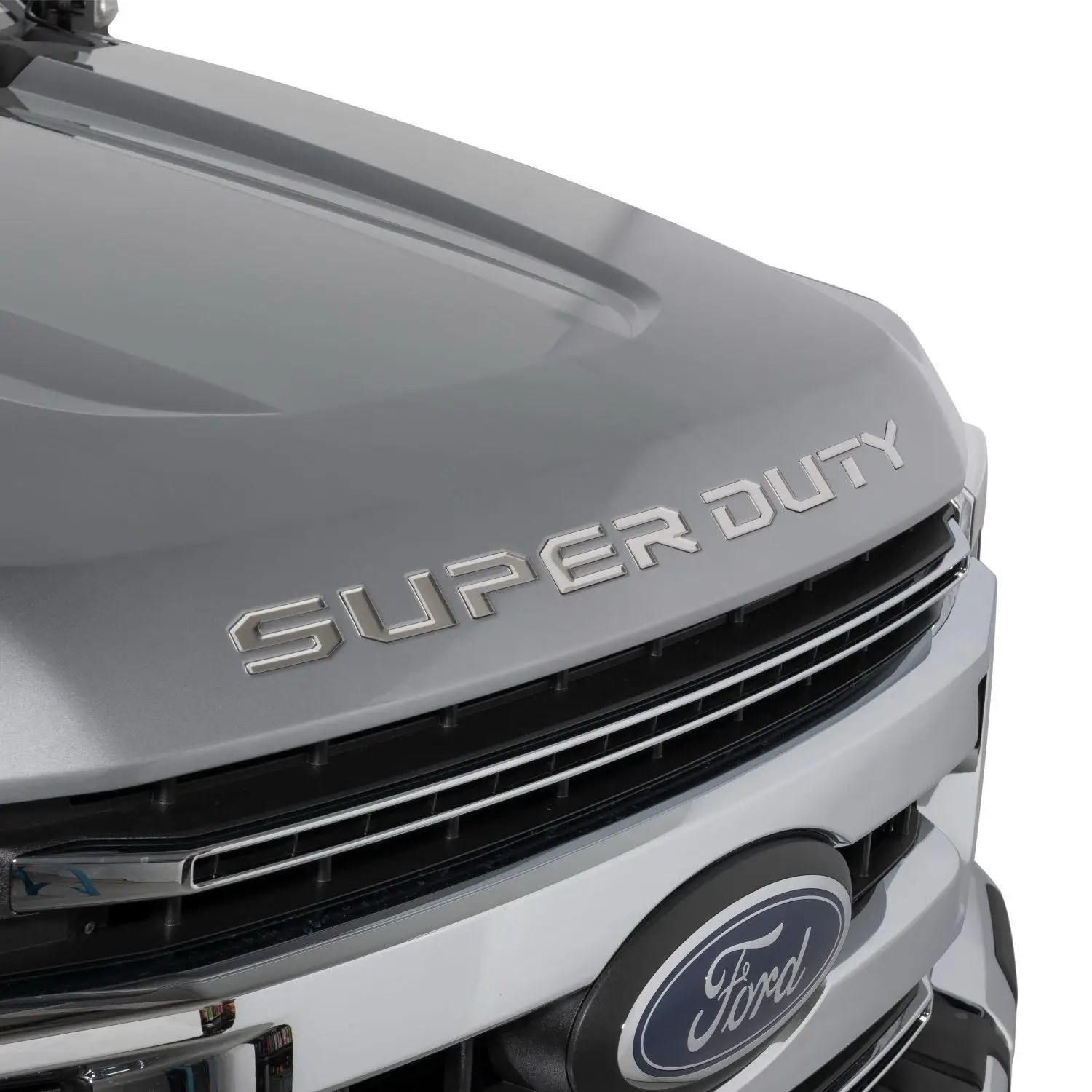 Hood Lettering Kit Chrome Ford 2017-2022 F250/F350 Super Duty