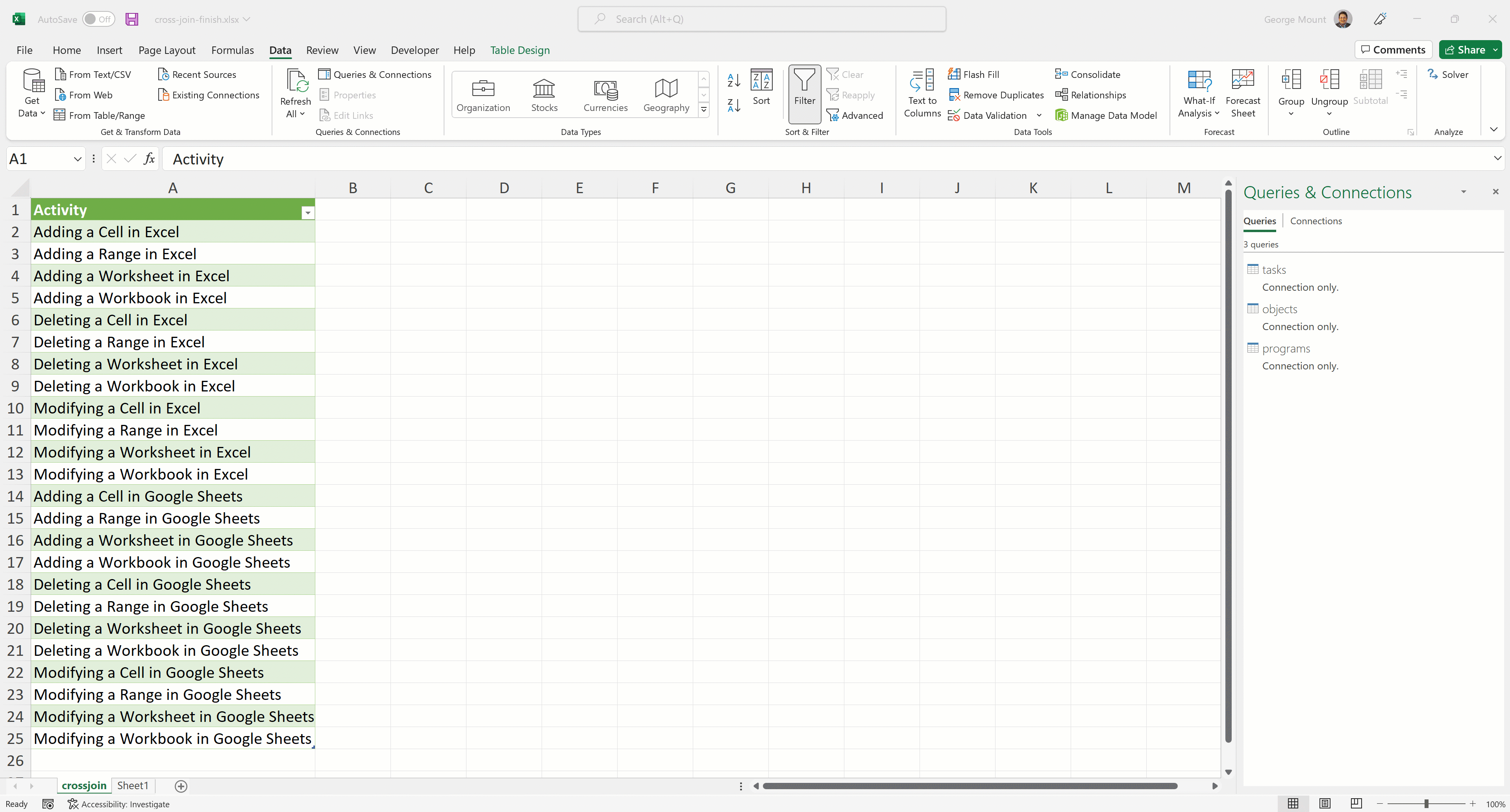 Duplicate and rename query in Power Query for cross join