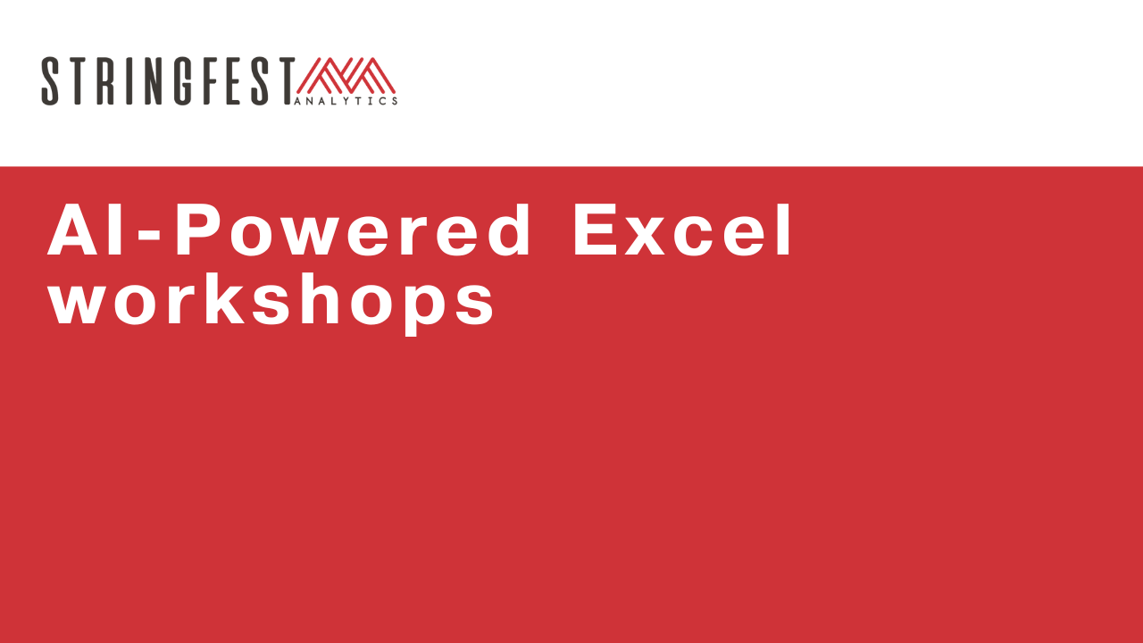 AI-Powered Excel workshops