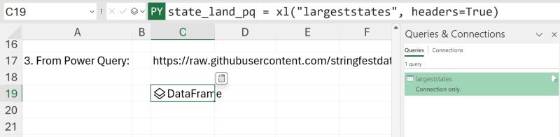 How To Create A Pandas Dataframe With Python In Excel Three Ways Stringfest Analytics - Premium Gradient Photo Gallery - 4K