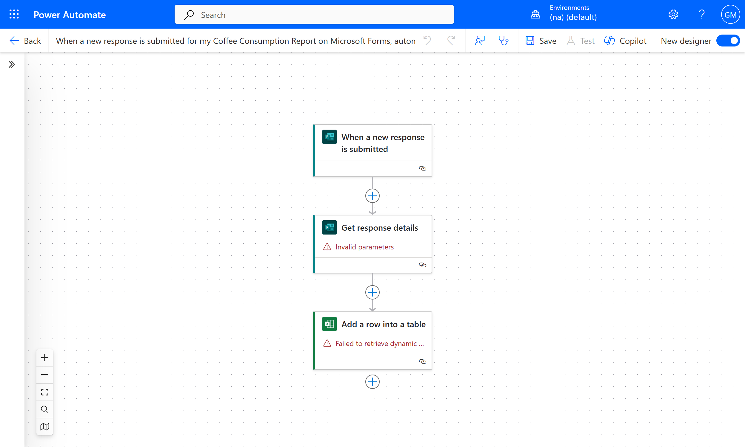 Power Automate three part flow 