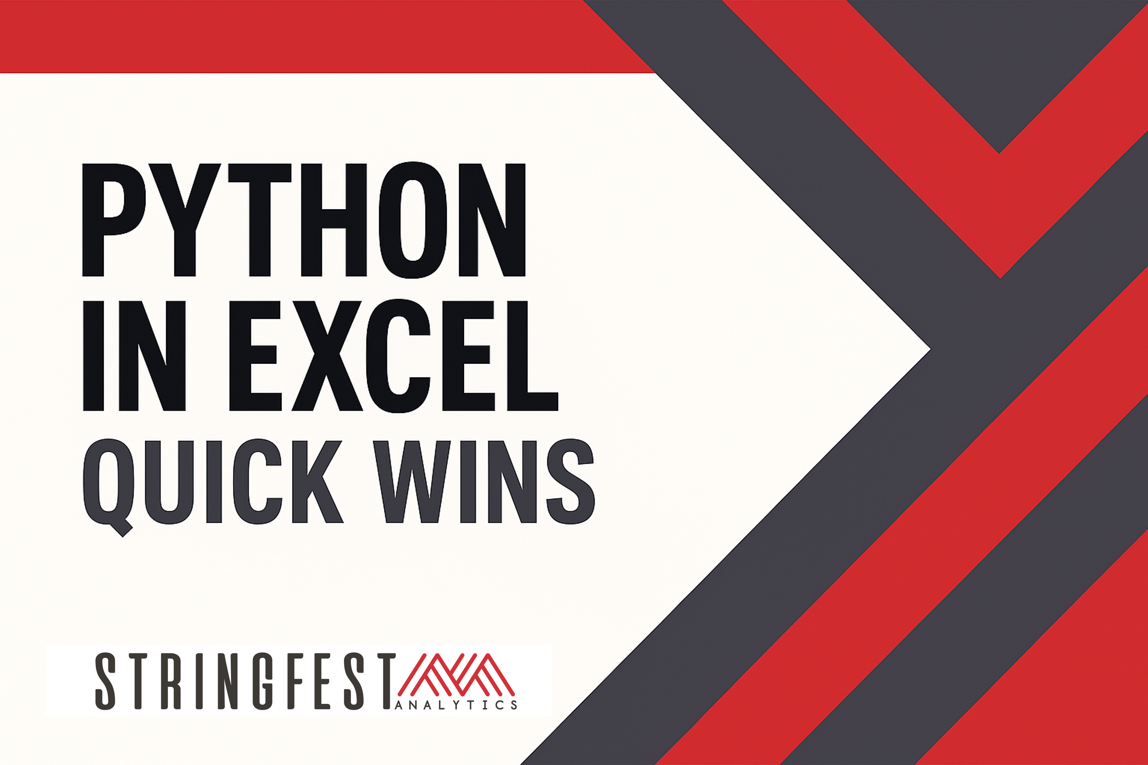 Python in Excel Quick Wins Cover
