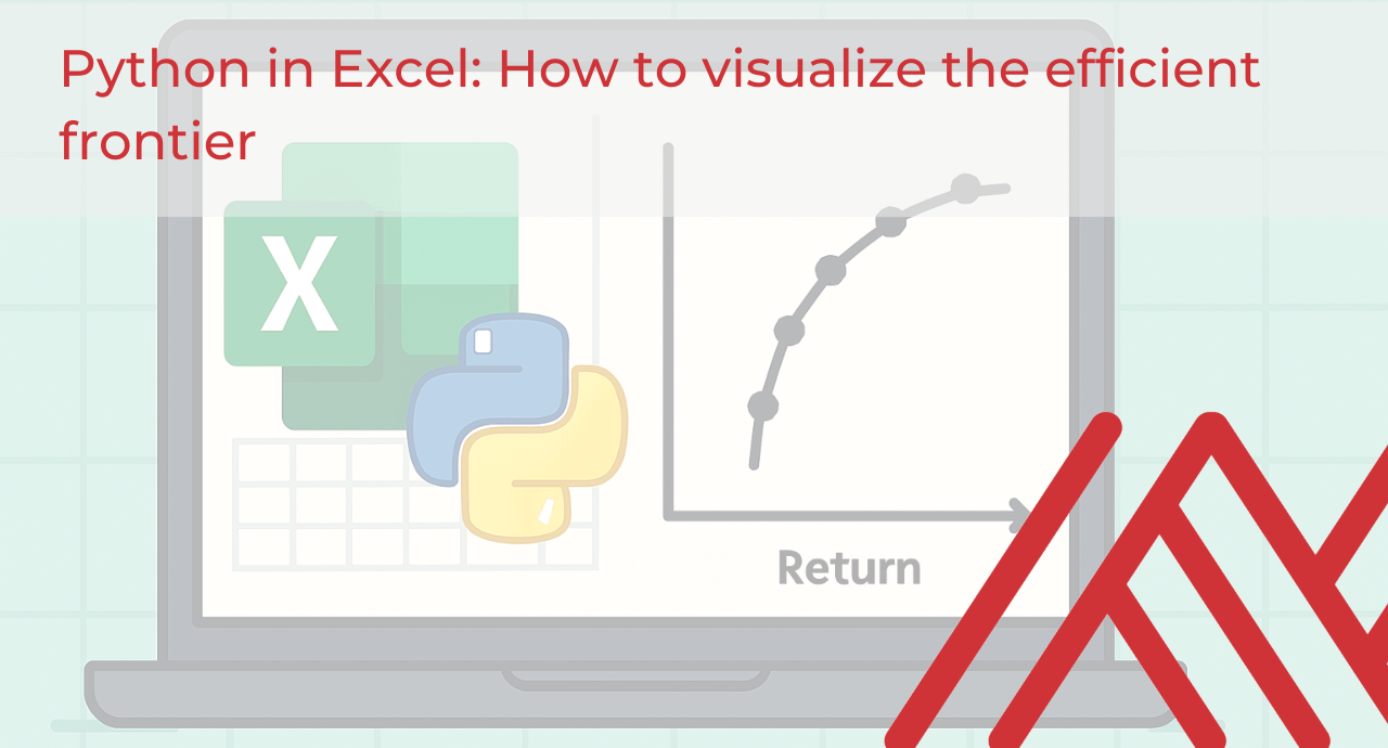 Python in Excel efficient frontier cover