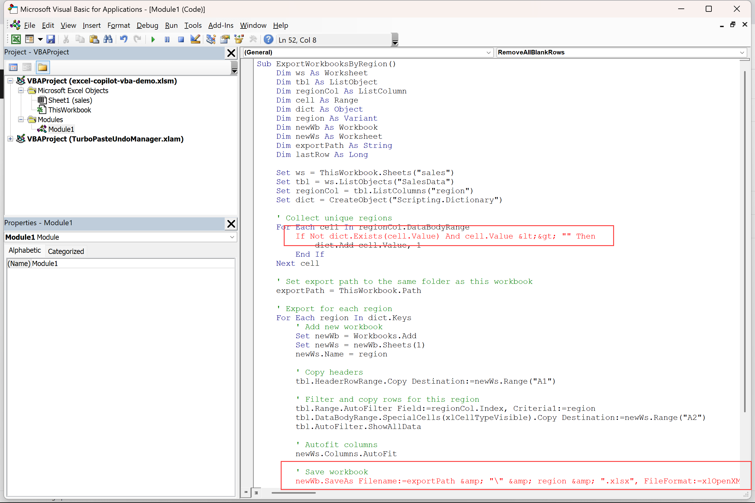 Error in VBA code
