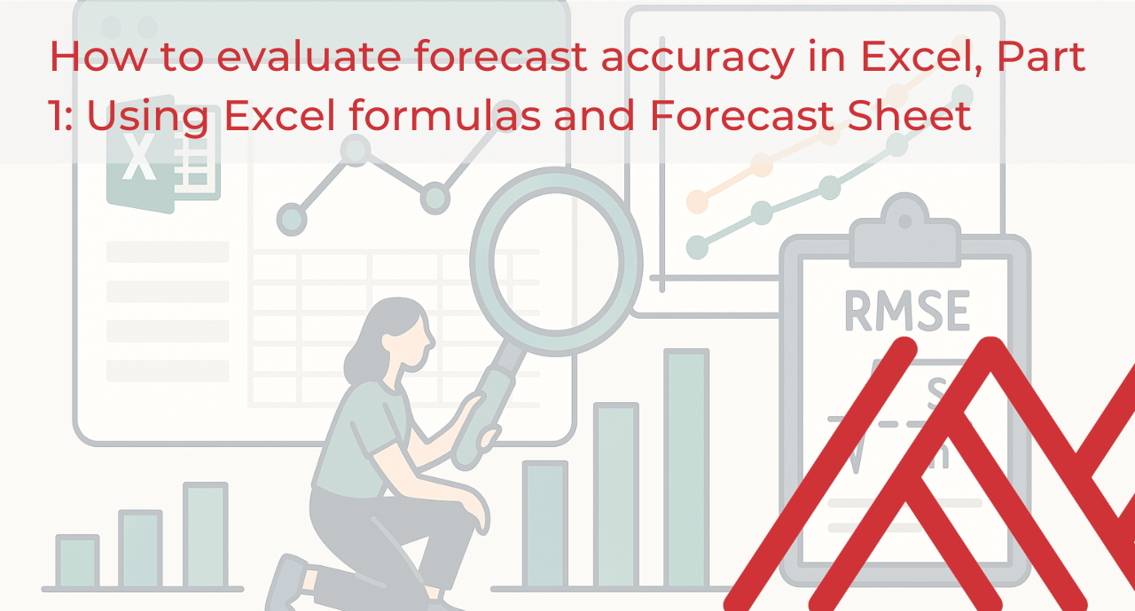 Excel formulas forecast accuracy cover
