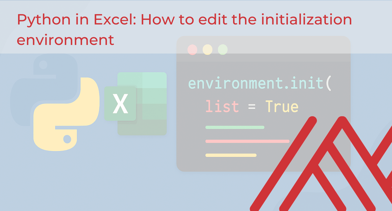 Python in Excel edit environment cover