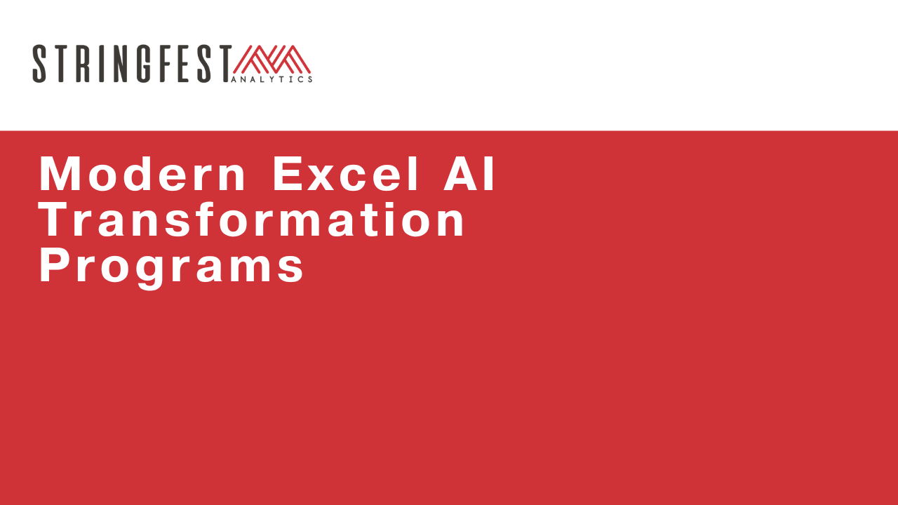 Modern Excel programs