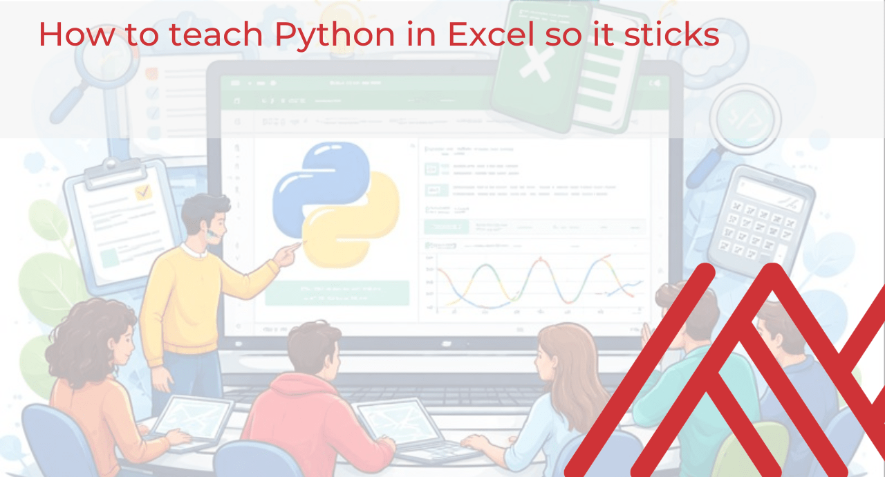 Python in Excel so it sticks cover