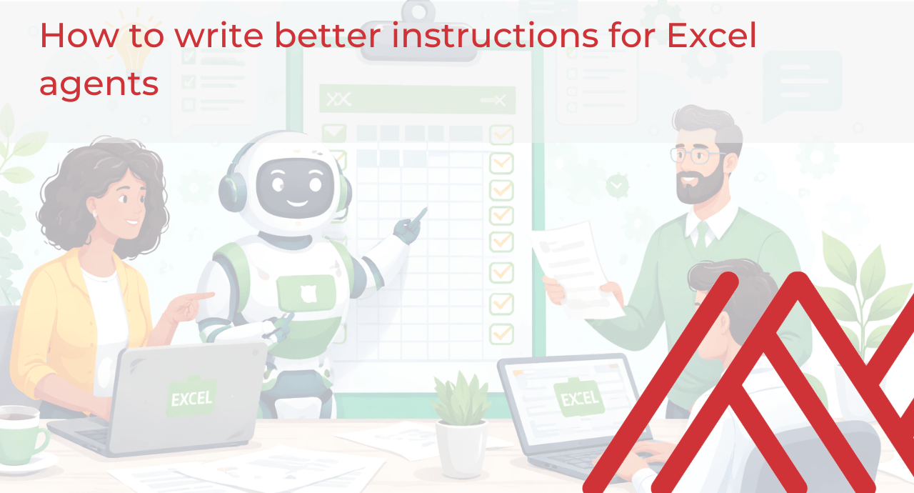 Write Excel agent instructions cover