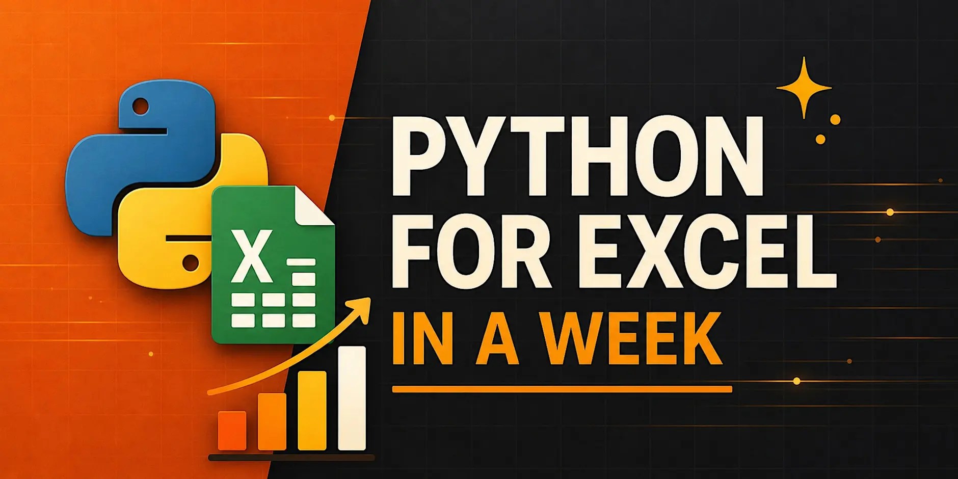 Python for Excel in a week cover 