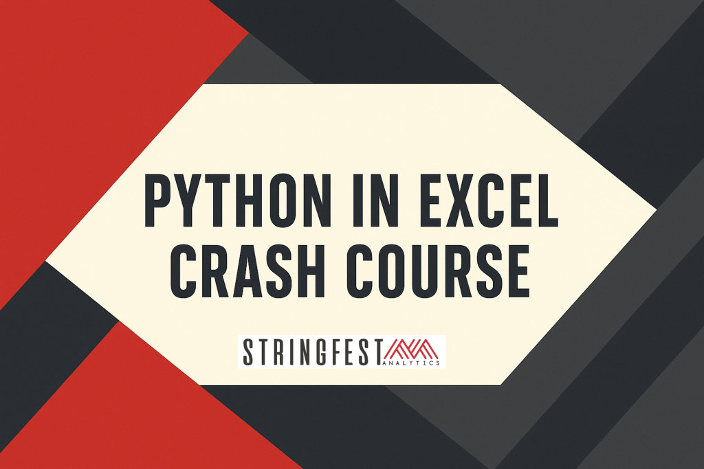 Python in Excel crash course cover