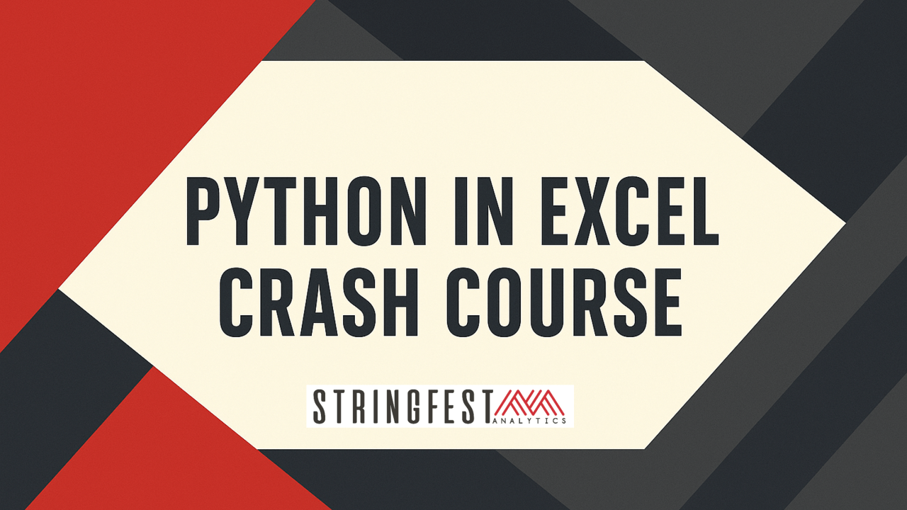 Python in Excel crash course cover