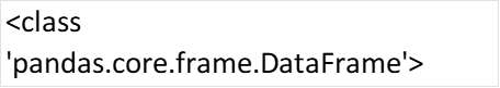 DataFrame type