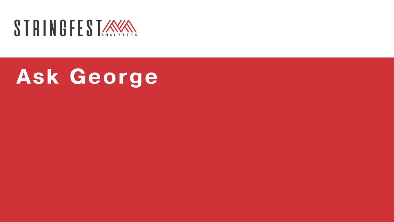 Ask George cover 