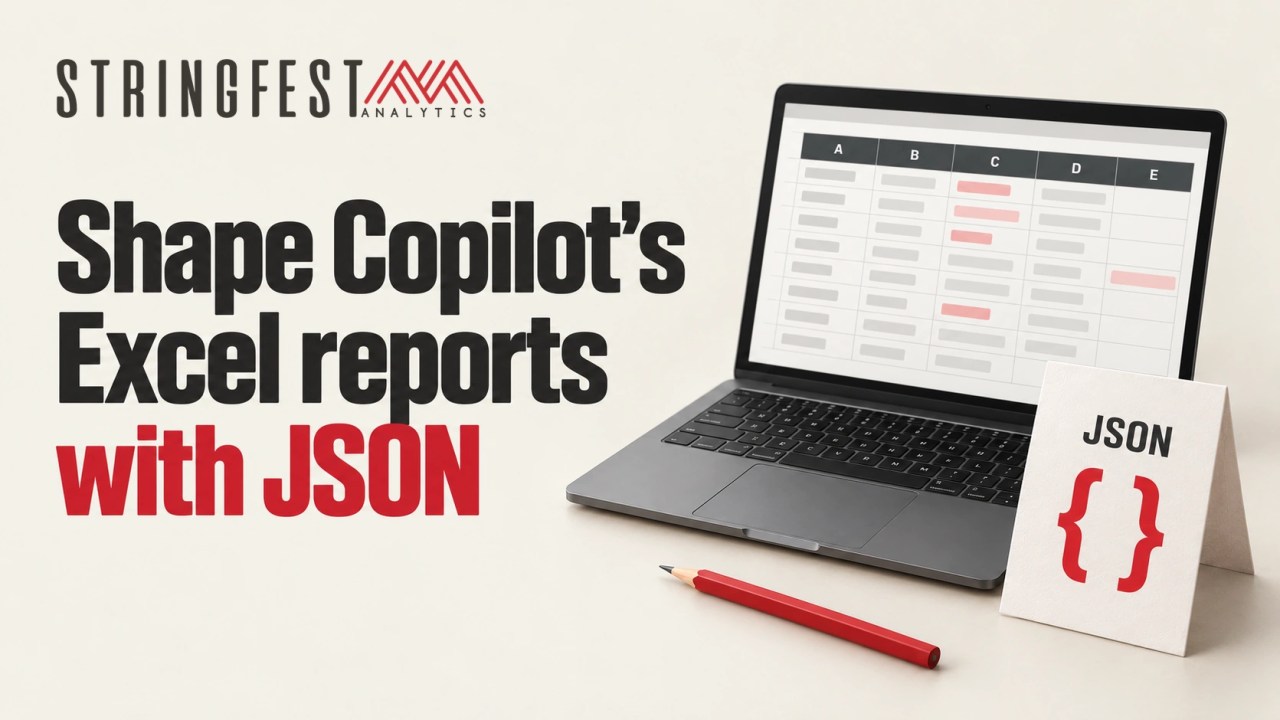 How to use JSON to structure Copilot outputs in Excel