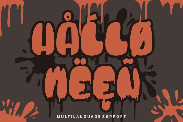 Blood Bold - Fun Halloween Two Fonts