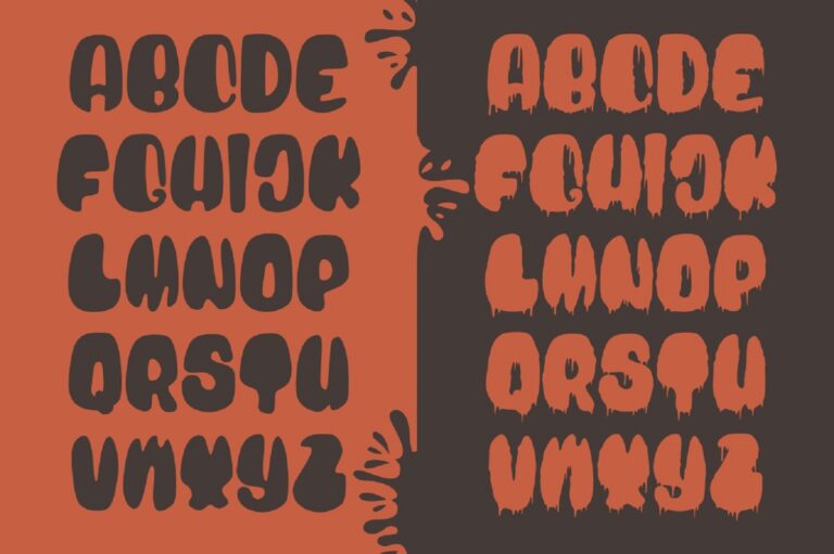 Blood Bold - Fun Halloween Two Fonts