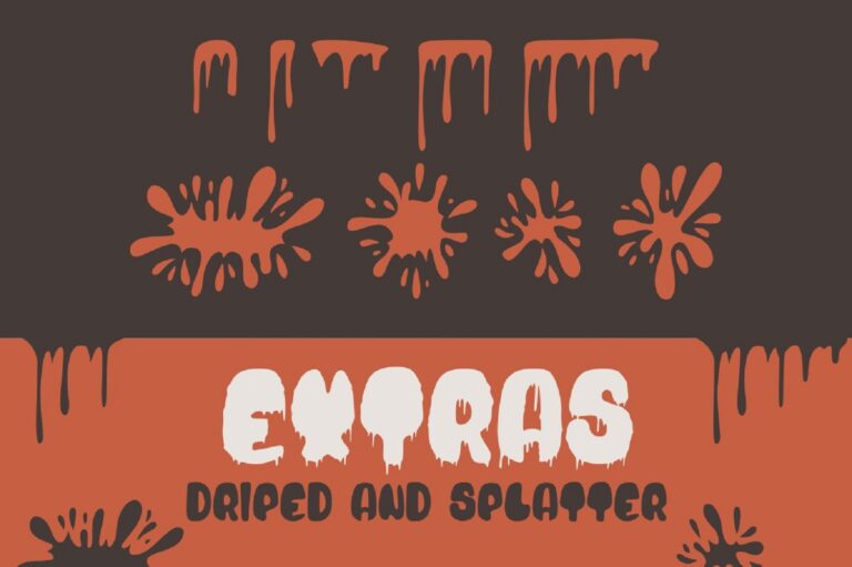 Blood Bold - Fun Halloween Two Fonts