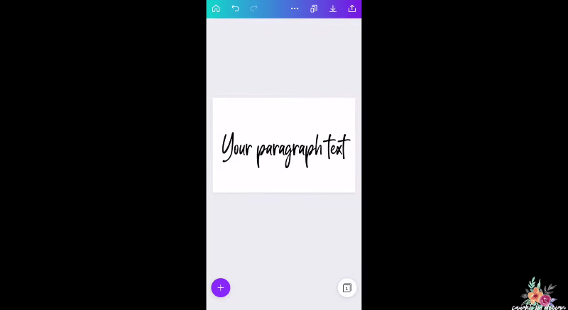 Apply fonts on projects on Canva