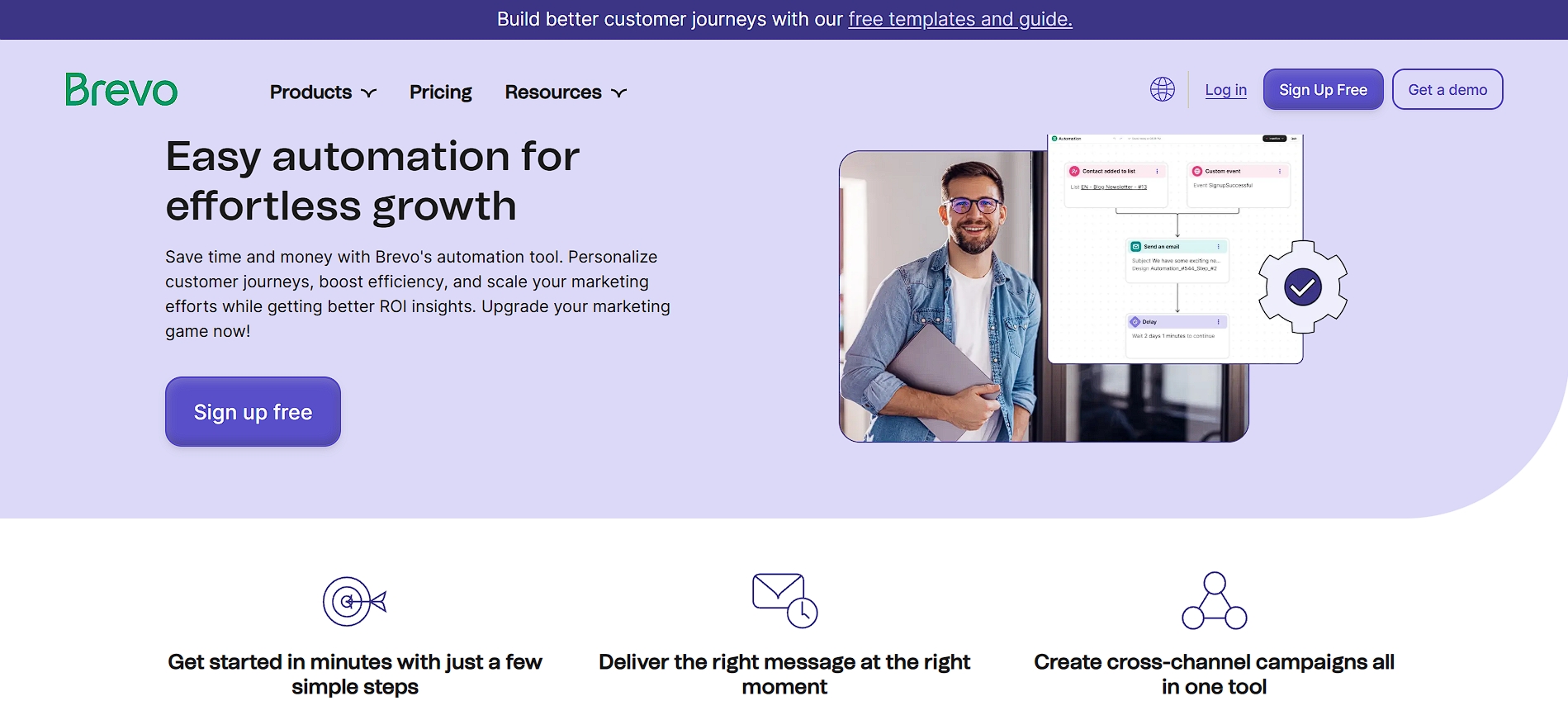 Brevo homepage