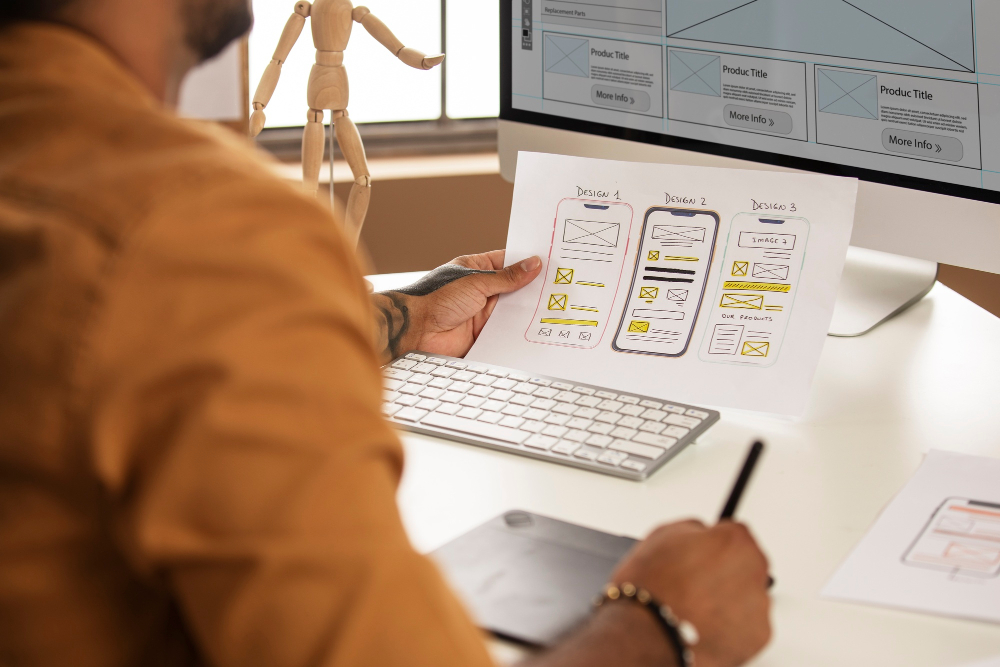 Blueprints for Success Wireframe Design for Mobile App