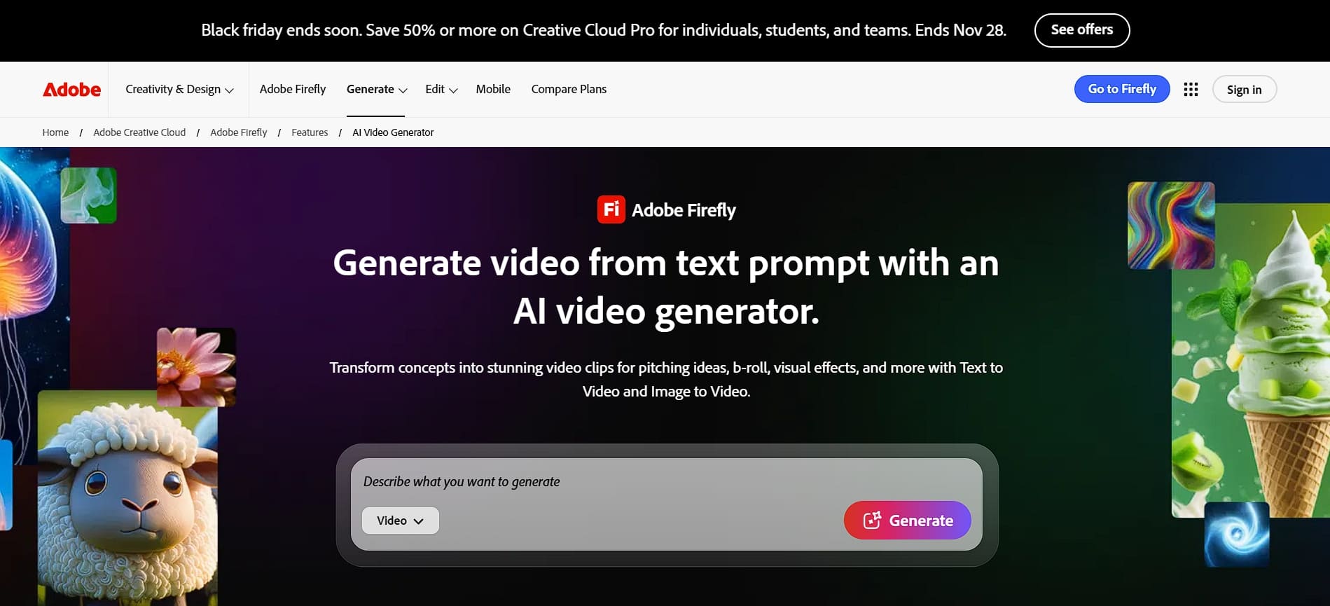 Adobe Firefly Video