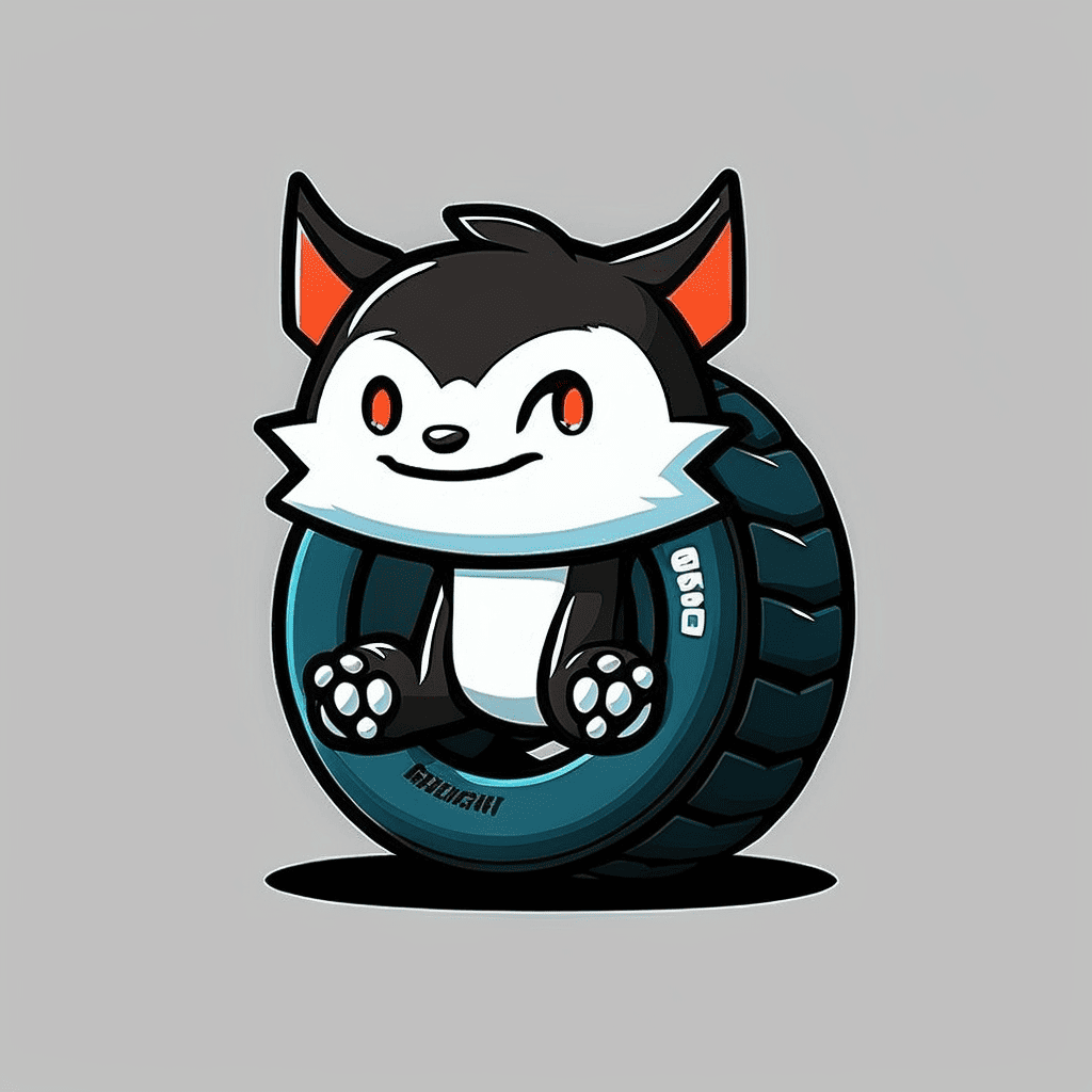 An AI-generated image of a mascot or animal-themed logo design