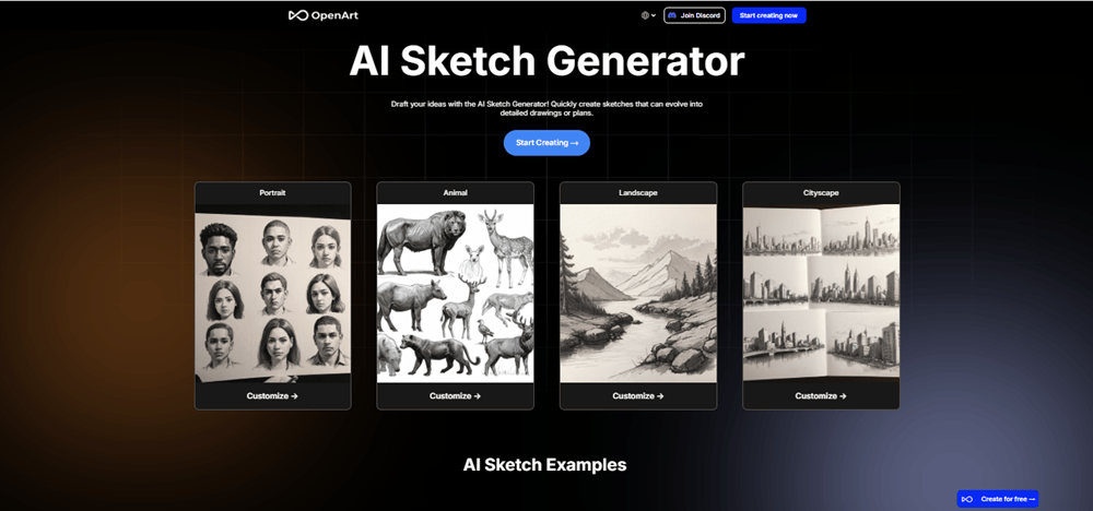 OpenArt website
