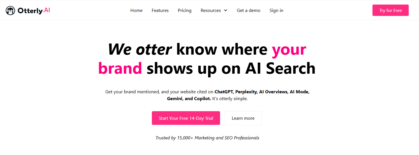 Otterly.AI website 
