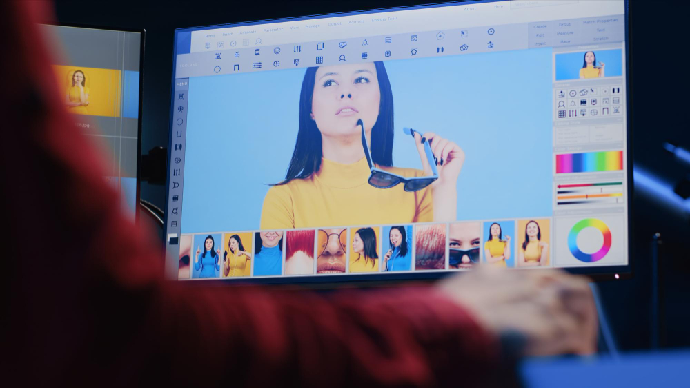 Adjusting color composition