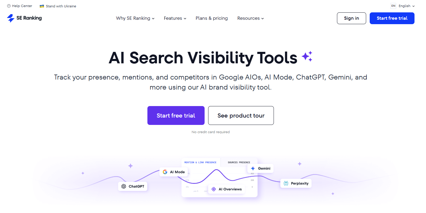 SE Ranking website