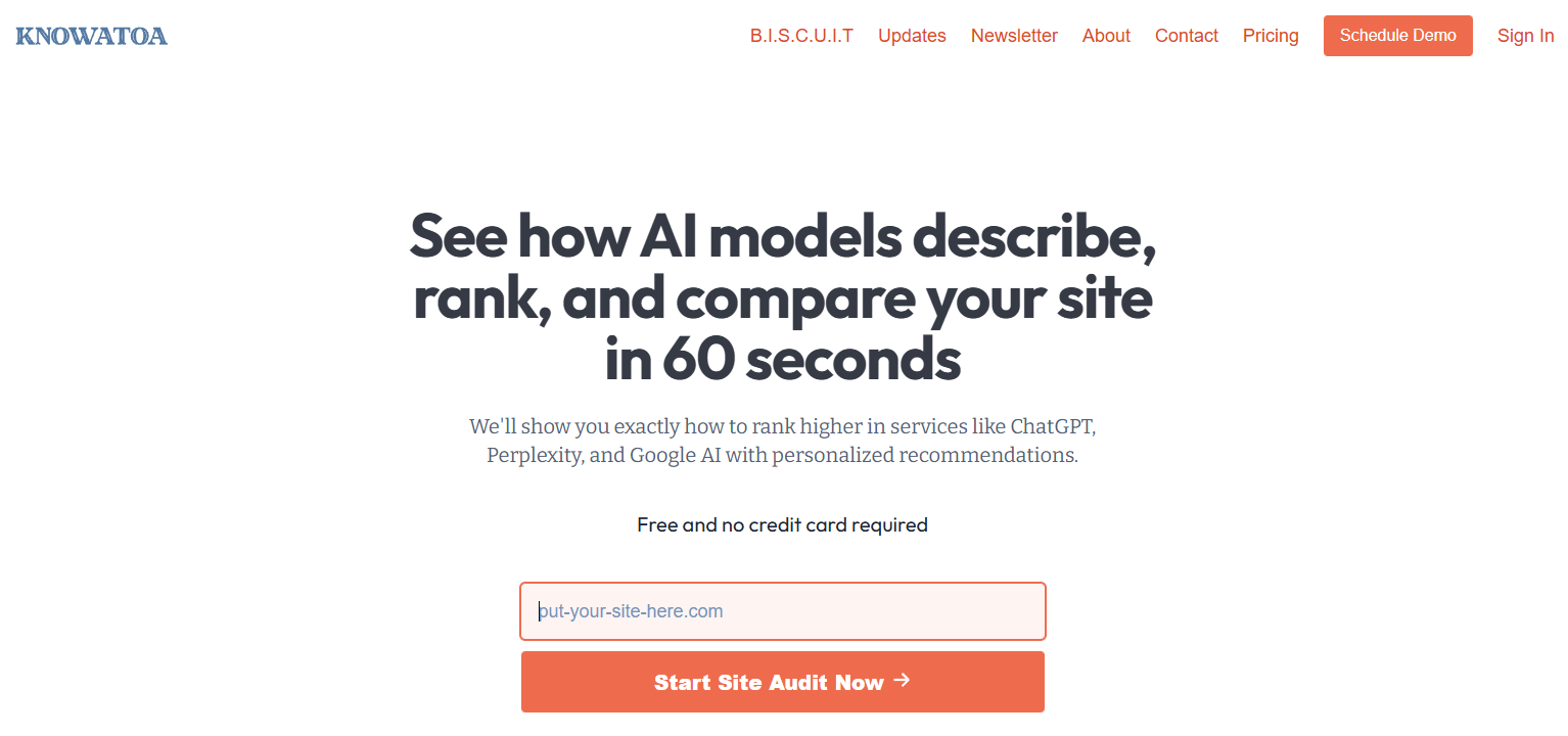 Knowatoa website