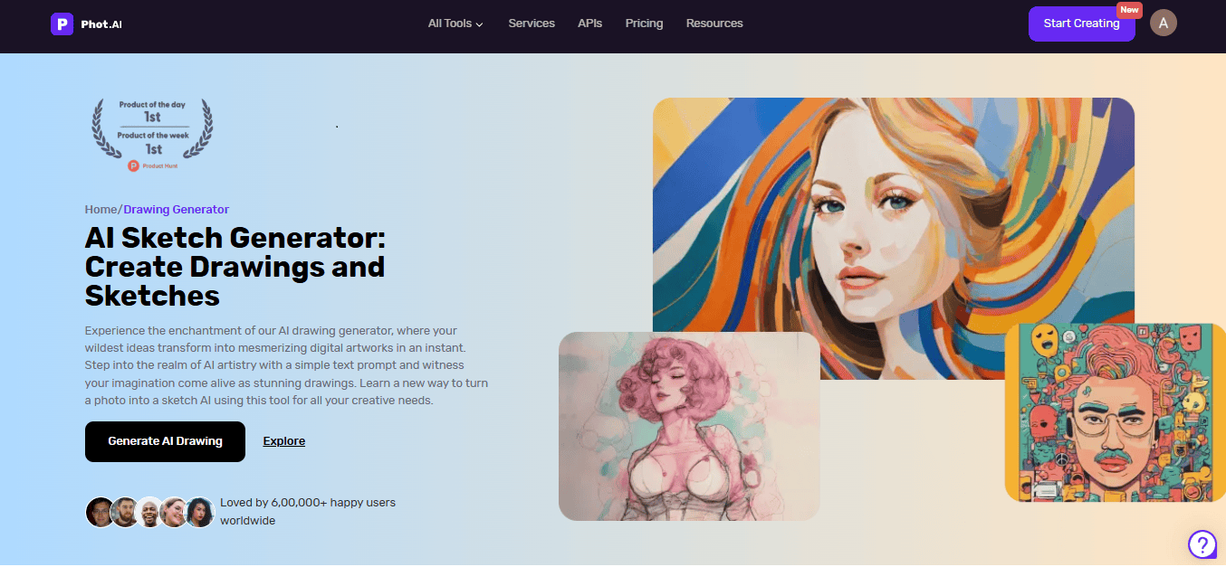 Phot.AI website