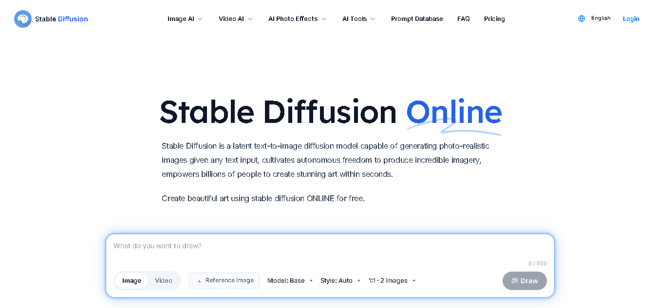 Stable Diffusion Online