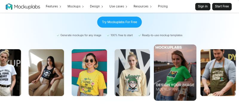 MockupLabs Homepage 