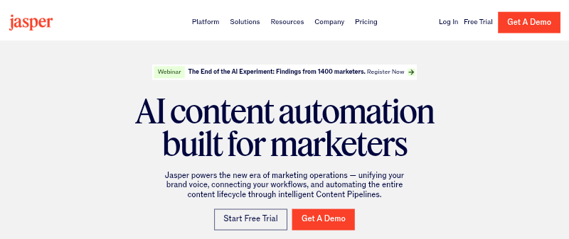 Jasper AI content automation