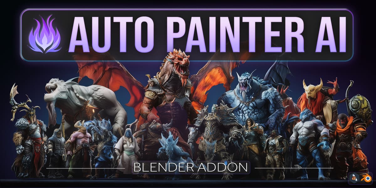 Auto Painter AI on Blender