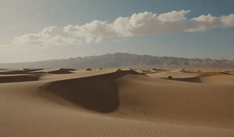 an illustration in a matte painting style