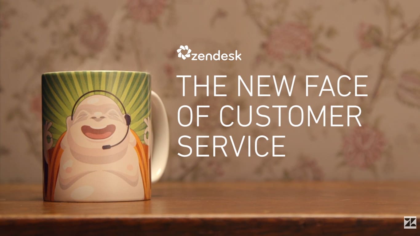A screenshot of Zendesk’s marketing video