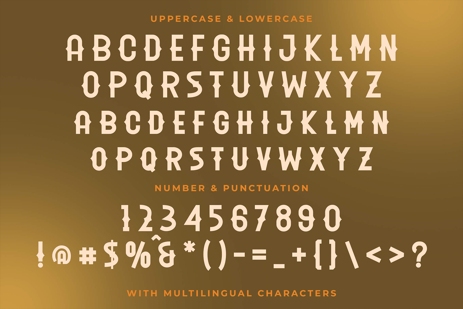 VICTOREA - Vintage Western Display Font