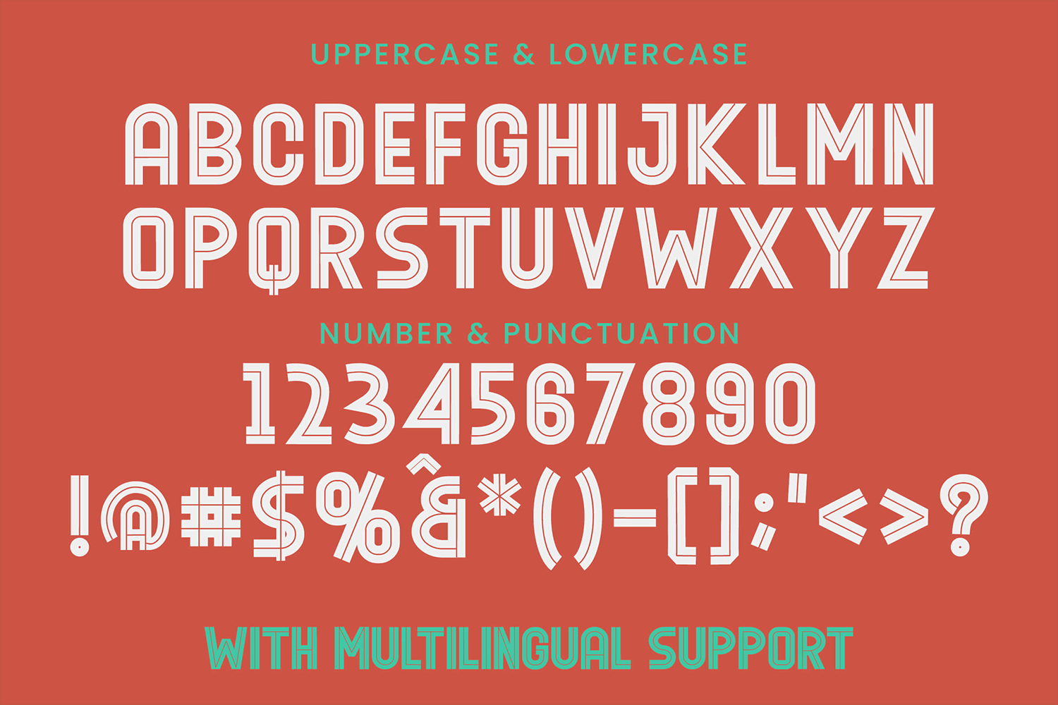 MOSKAVIC - Retro Sporty Display Font