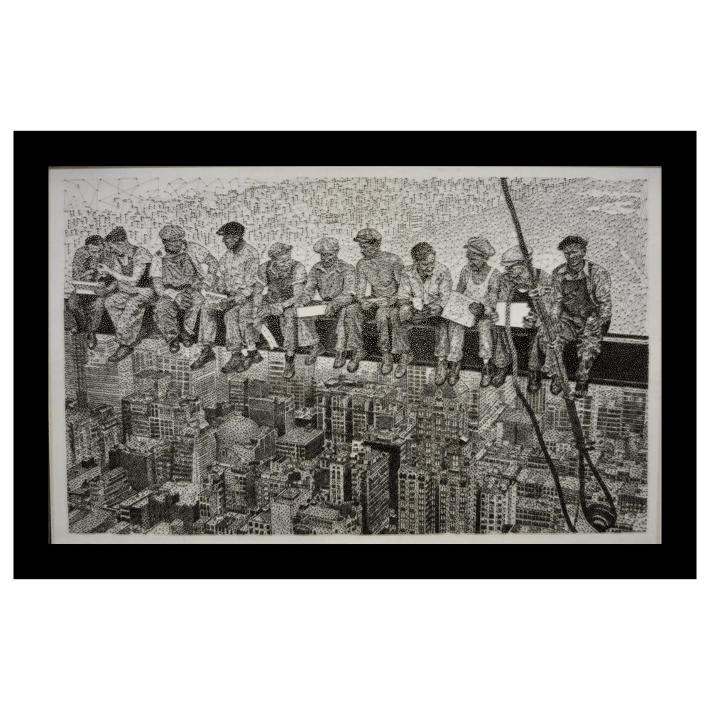 Lunch Upon A Skyscraper Stringometry Art Studio