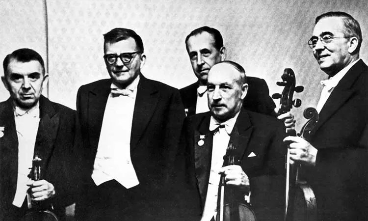 Beethoven Quartet with Shostkovich, Courtesy of Bridgeman Images