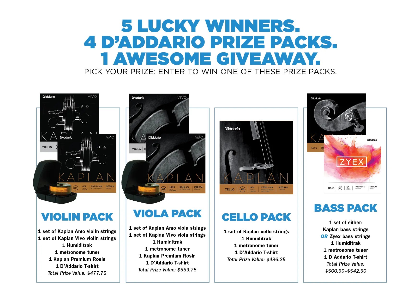 DAddario Giveaway Feature