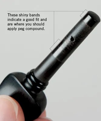 violin tuning peg